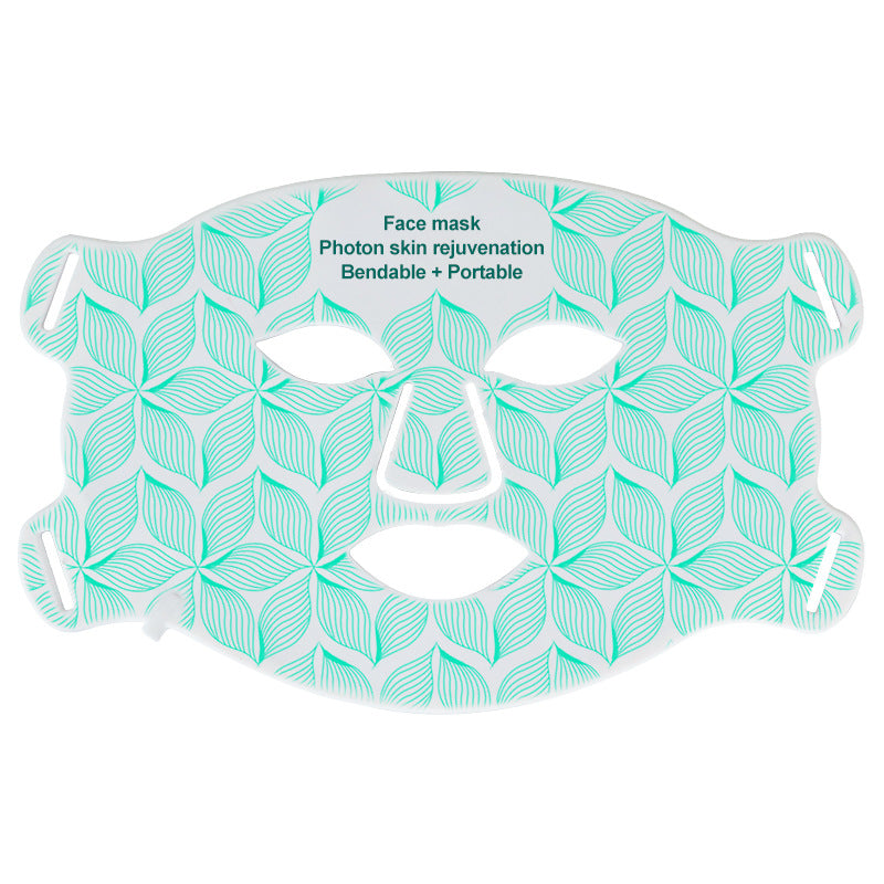 8-Color LED Light Therapy Silicone Beauty Mask for Skin Rejuvenation