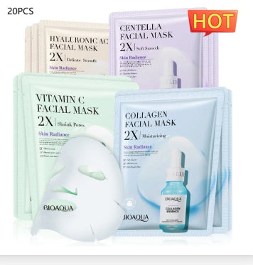 Collagen & Hyaluronic Acid Firming Sheet Mask – Plump, Firm & Glow