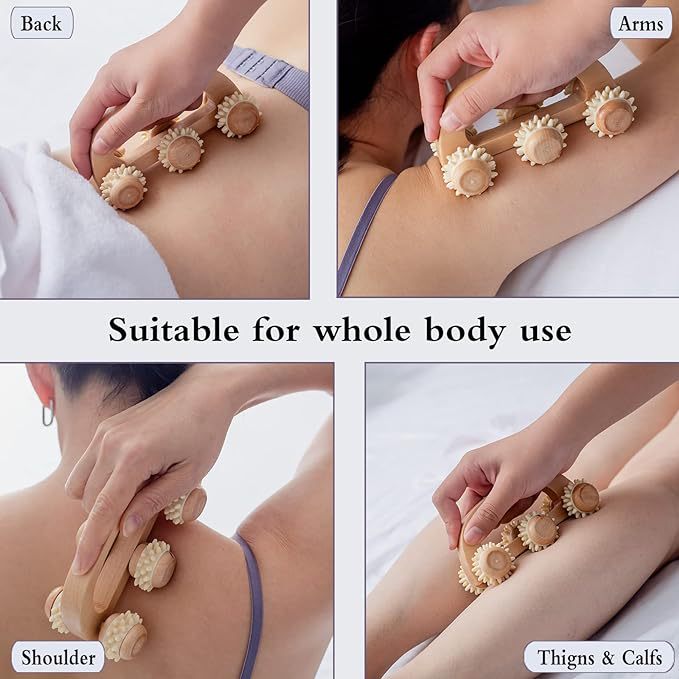 Manual Rolling Massage Tool – Portable Body & Muscle Relief Roller