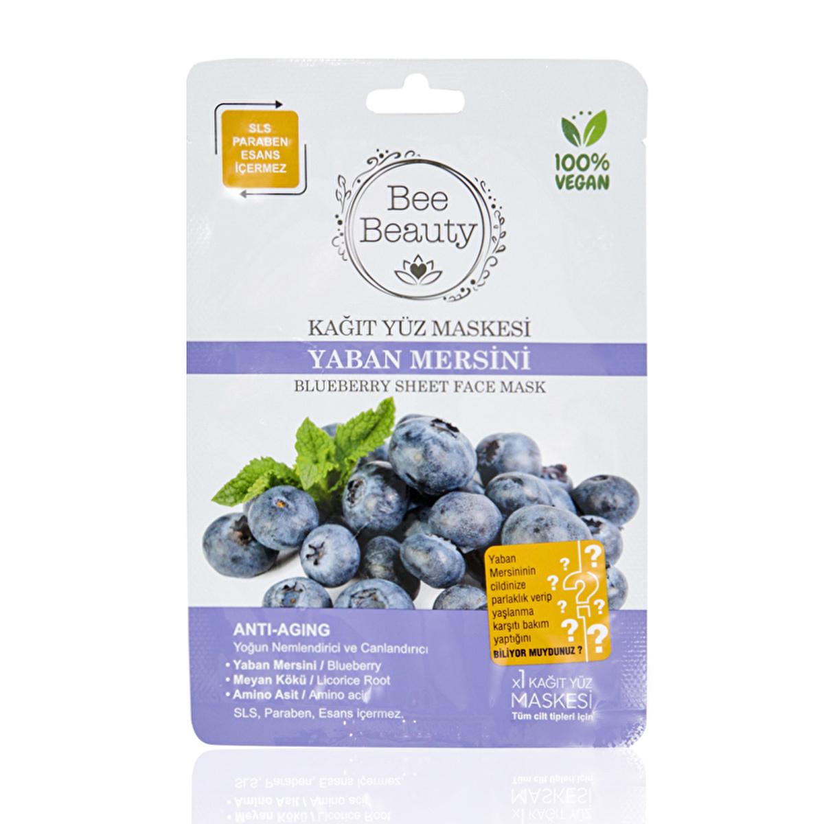 Blueberry Antioxidant Sheet Mask – Brightening & Anti-Aging Hydration