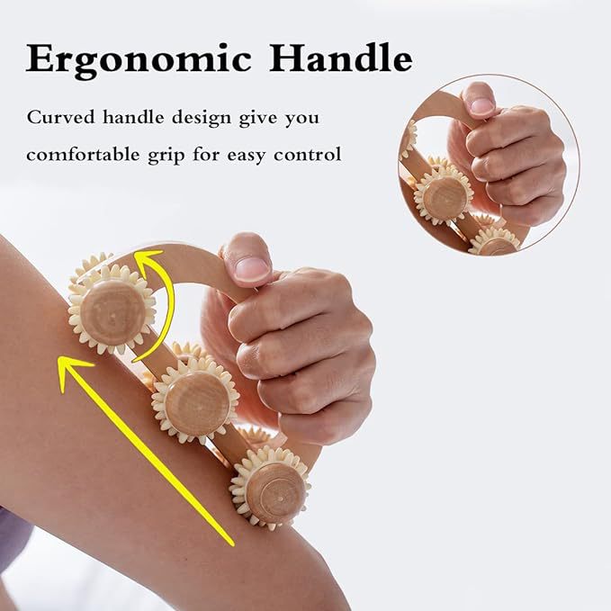 Manual Rolling Massage Tool – Portable Body & Muscle Relief Roller
