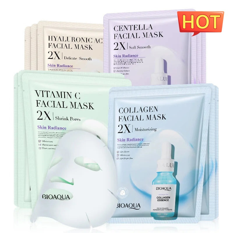 Collagen & Hyaluronic Acid Firming Sheet Mask – Plump, Firm & Glow