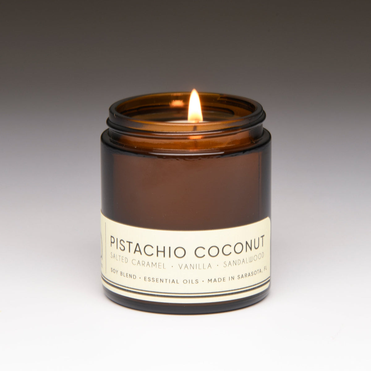 Pistachio Coconut Soy Blend Candle — Coconut, Pistachio & Vanilla