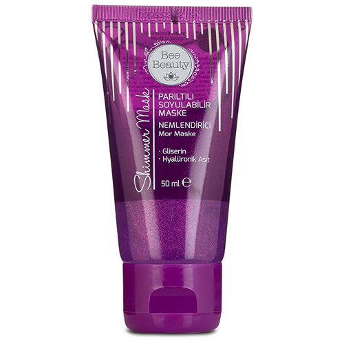 Bee Beauty Glitter Peel-Off Purple Mask – Radiance & Deep Cleanse 50ml