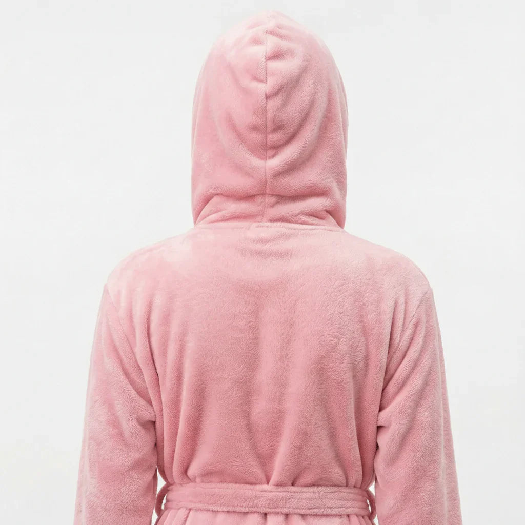 Women's Plush Hooded Robe – Cozy Spa-Worthy Comfort at Home