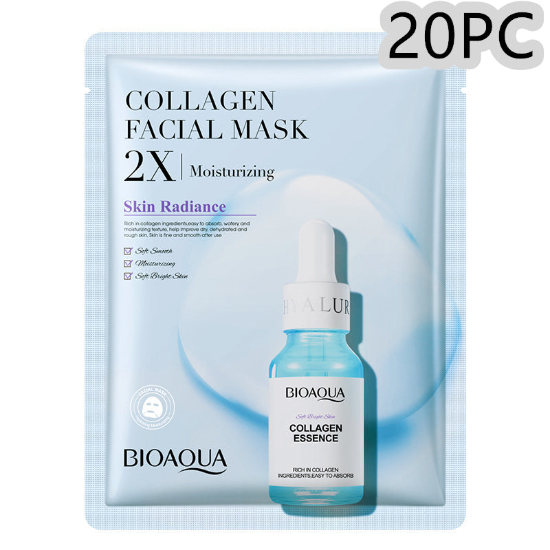 Collagen & Hyaluronic Acid Firming Sheet Mask – Plump, Firm & Glow