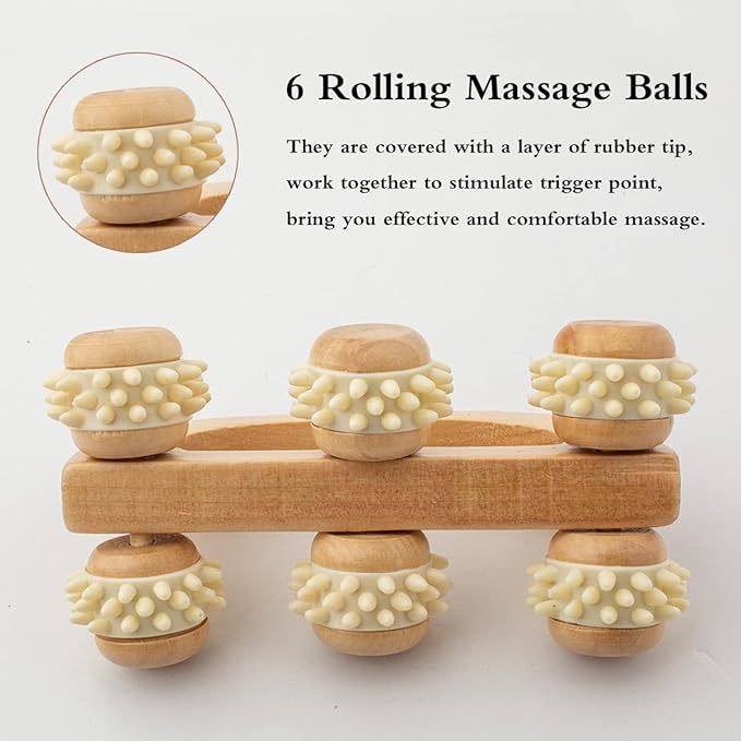 Manual Rolling Massage Tool – Portable Body & Muscle Relief Roller
