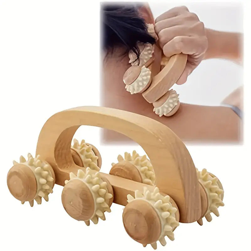 Manual Rolling Massage Tool – Portable Body & Muscle Relief Roller