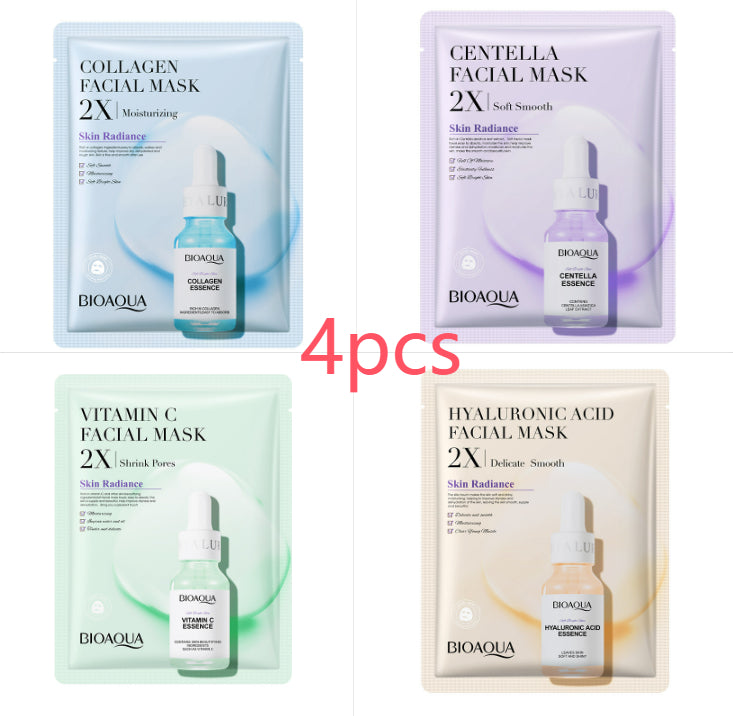 Collagen & Hyaluronic Acid Firming Sheet Mask – Plump, Firm & Glow