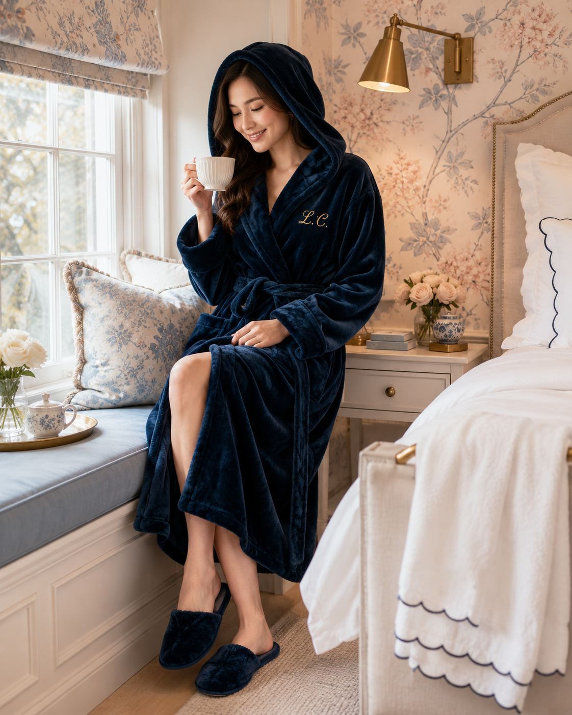 Women's Plush Hooded Robe – Cozy Spa-Worthy Comfort at Home
